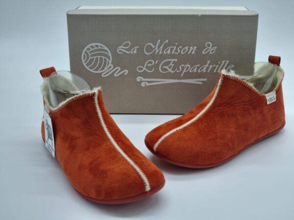 Pantoufles la maison de l'espadrille-orange
