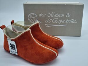 Pantoufles la maison de l'espadrille-orange