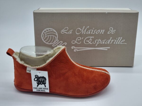 Pantoufles la maison de l'espadrille-orange