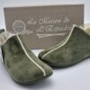Pantoufles la maison de l'espadrille-vert