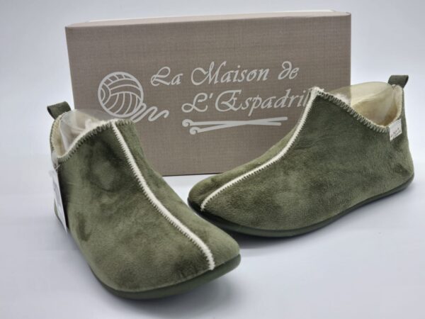 Pantoufles la maison de l'espadrille-vert