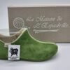 Pantoufles la maison de l'espadrille-vert-2