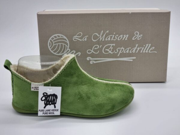 Pantoufles la maison de l'espadrille-vert-2