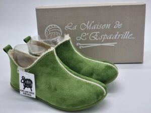Pantoufles la maison de l'espadrille-vert-2