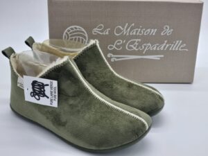 Pantoufles la maison de l'espadrille-vert