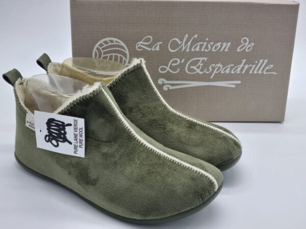 Pantoufles la maison de l'espadrille-vert