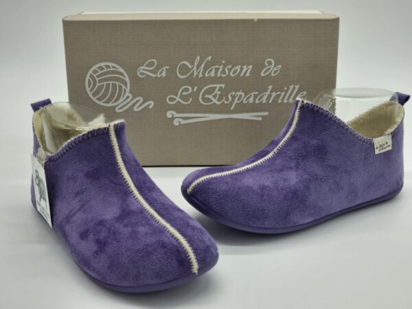 Pantoufles la maison de l'espadrille-violet-2