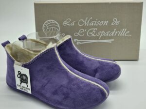 Pantoufles la maison de l'espadrille-violet-2