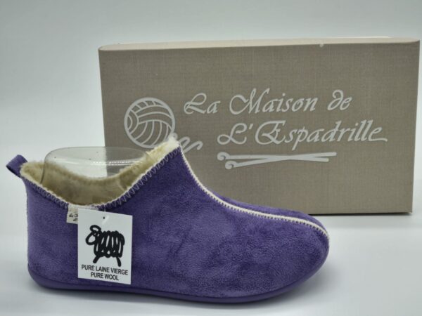 Pantoufles la maison de l'espadrille-violet-2