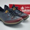 RIEKER Femme - Sneakers cuir synthétique marine-3