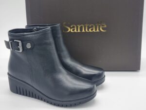 SANTAFÉ Femme-bottine noire