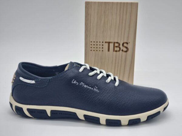 TBS Femme Marinières cuir Marine