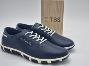 TBS Femme Marinières cuir Marine