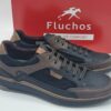 FLUCHOS Homme Derbys lacets Noir Marron