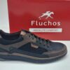 FLUCHOS Homme Derbys lacets Noir Marron