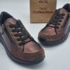 ARA Femme Sneakers cuir bronze Semelles amovibles